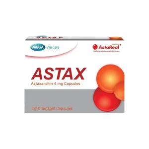 Astax Astaxanthin 4 mg Capsules 30 แคปซูล