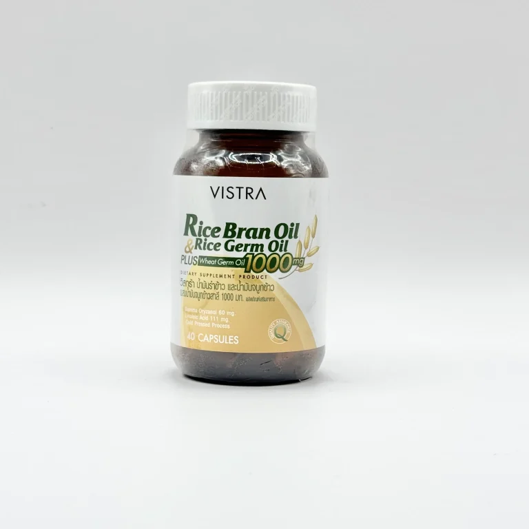 Rice Bran Oil & Rice Germ Oil Plus Wheat Germ Oil 1000mg 40 แคปซูล